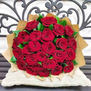 25 красных роз Артикул   225225sam